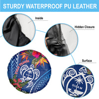 Guam Christmas Spare Tire Cover Turtle Mix Tapa Felis Pasgua - Wonder Print Shop