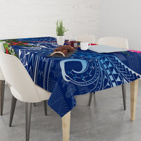 Guam Christmas Tablecloth Turtle Mix Tapa Felis Pasgua - Wonder Print Shop