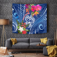 Guam Christmas Tapestry Turtle Mix Tapa Felis Pasgua - Wonder Print Shop
