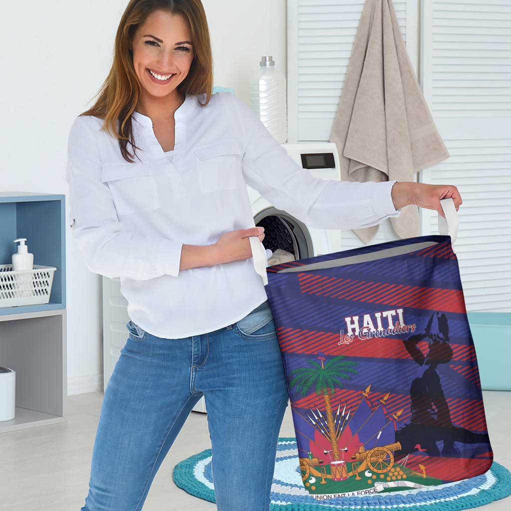 Haiti Football Les Grenadiers Laundry Basket Echoes of History - Wonder Print Shop