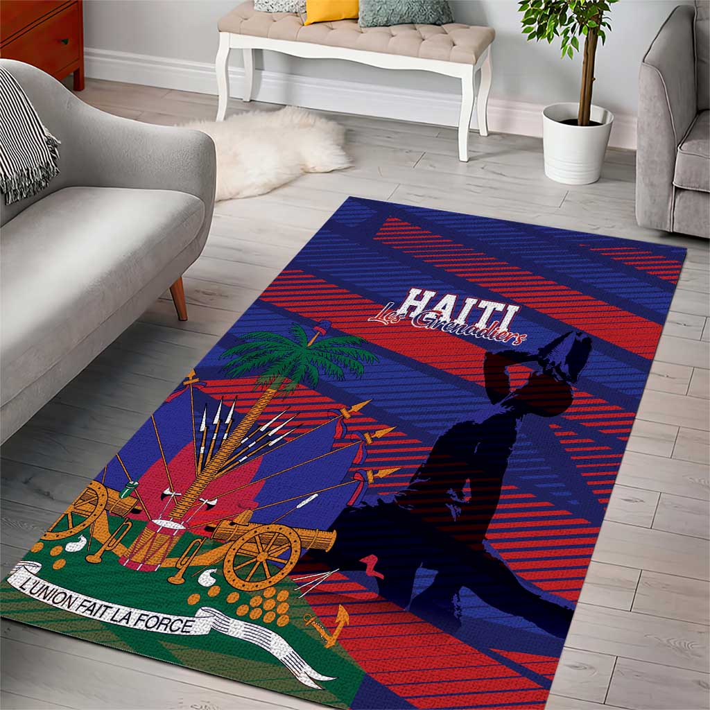 Haiti Football Les Grenadiers Area Rug Echoes of History - Wonder Print Shop