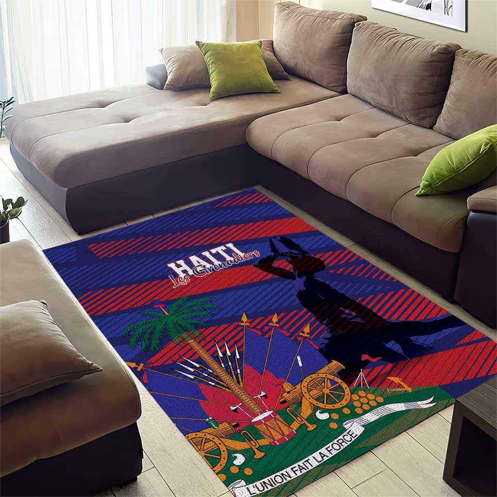 Haiti Football Les Grenadiers Area Rug Echoes of History - Wonder Print Shop