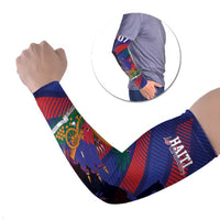 Haiti Football Personalized Les Grenadiers Arm Sleeves Echoes of History - Wonder Print Shop