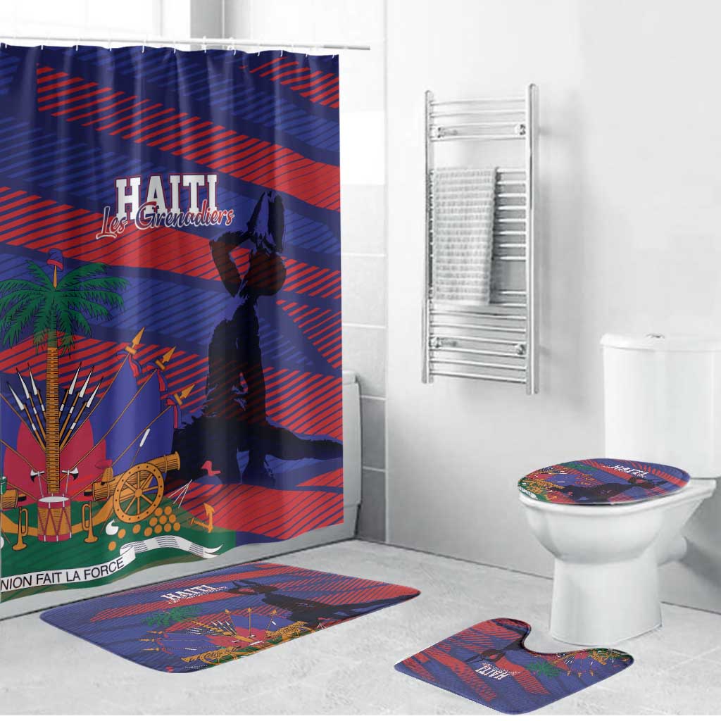 Haiti Football Les Grenadiers Bathroom Set Echoes of History - Wonder Print Shop
