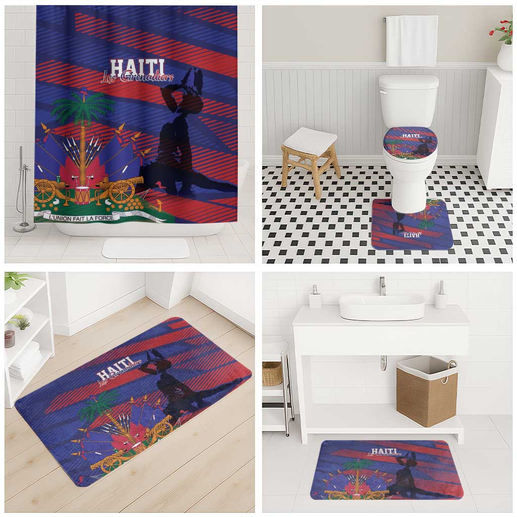 Haiti Football Les Grenadiers Bathroom Set Echoes of History - Wonder Print Shop
