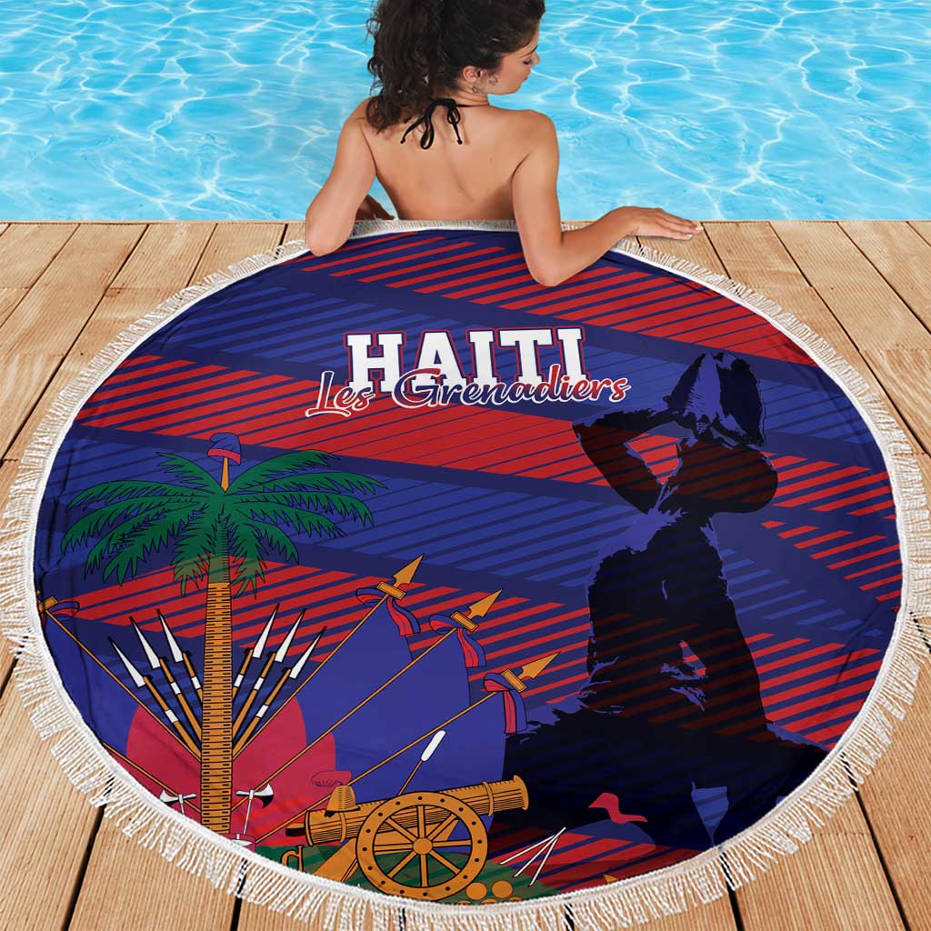 Haiti Football Les Grenadiers Beach Blanket Echoes of History - Wonder Print Shop