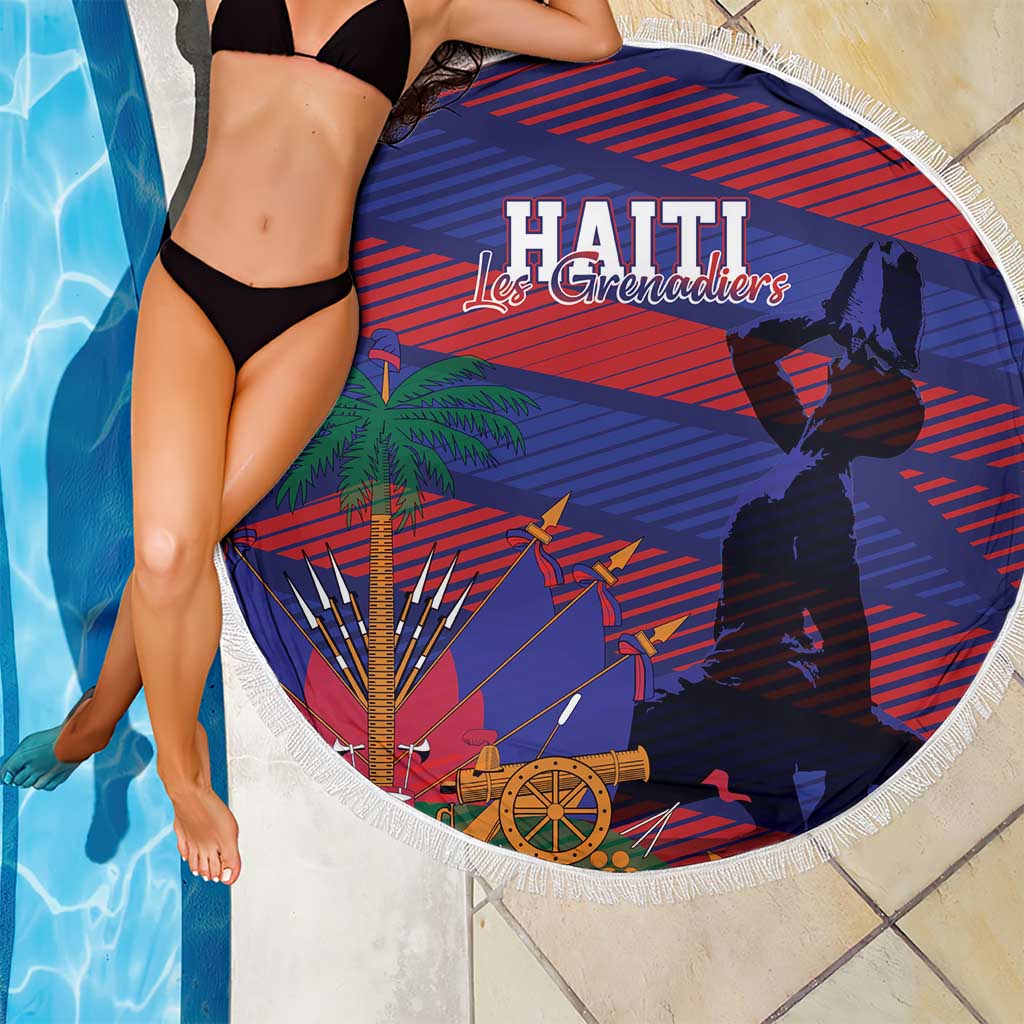 Haiti Football Les Grenadiers Beach Blanket Echoes of History - Wonder Print Shop