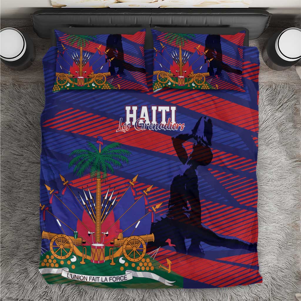 Haiti Football Les Grenadiers Bedding Set Echoes of History - Wonder Print Shop