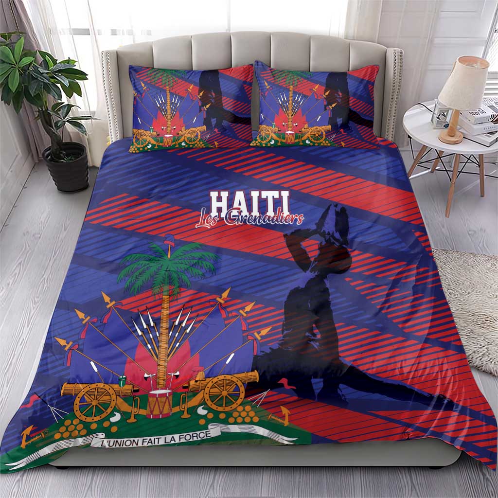 Haiti Football Les Grenadiers Bedding Set Echoes of History - Wonder Print Shop