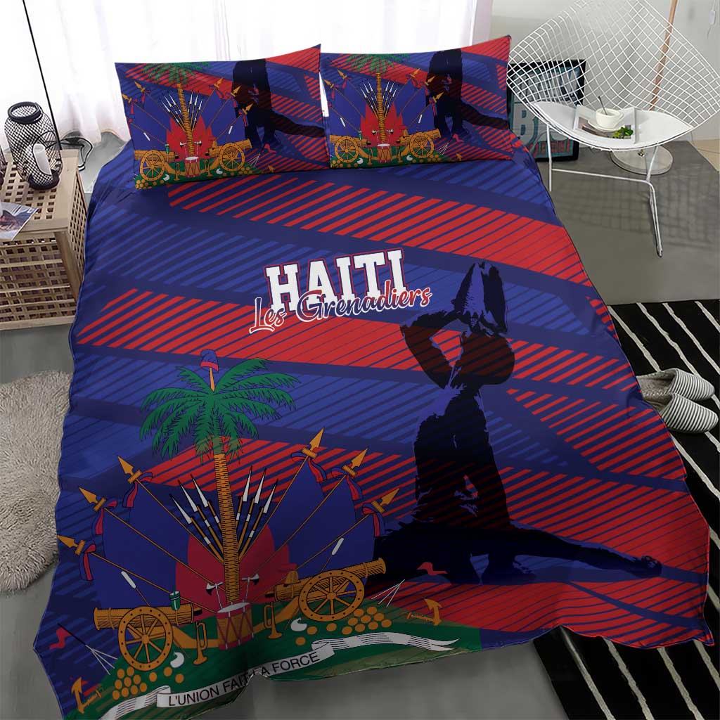 Haiti Football Les Grenadiers Bedding Set Echoes of History - Wonder Print Shop