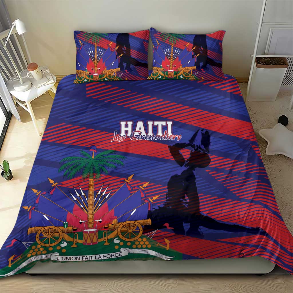 Haiti Football Les Grenadiers Bedding Set Echoes of History - Wonder Print Shop