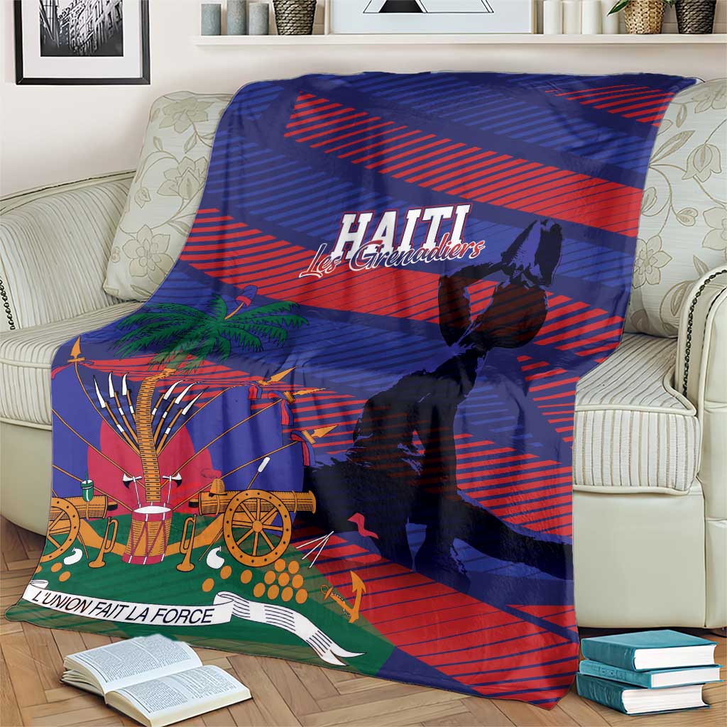 Haiti Football Les Grenadiers Blanket Echoes of History - Wonder Print Shop