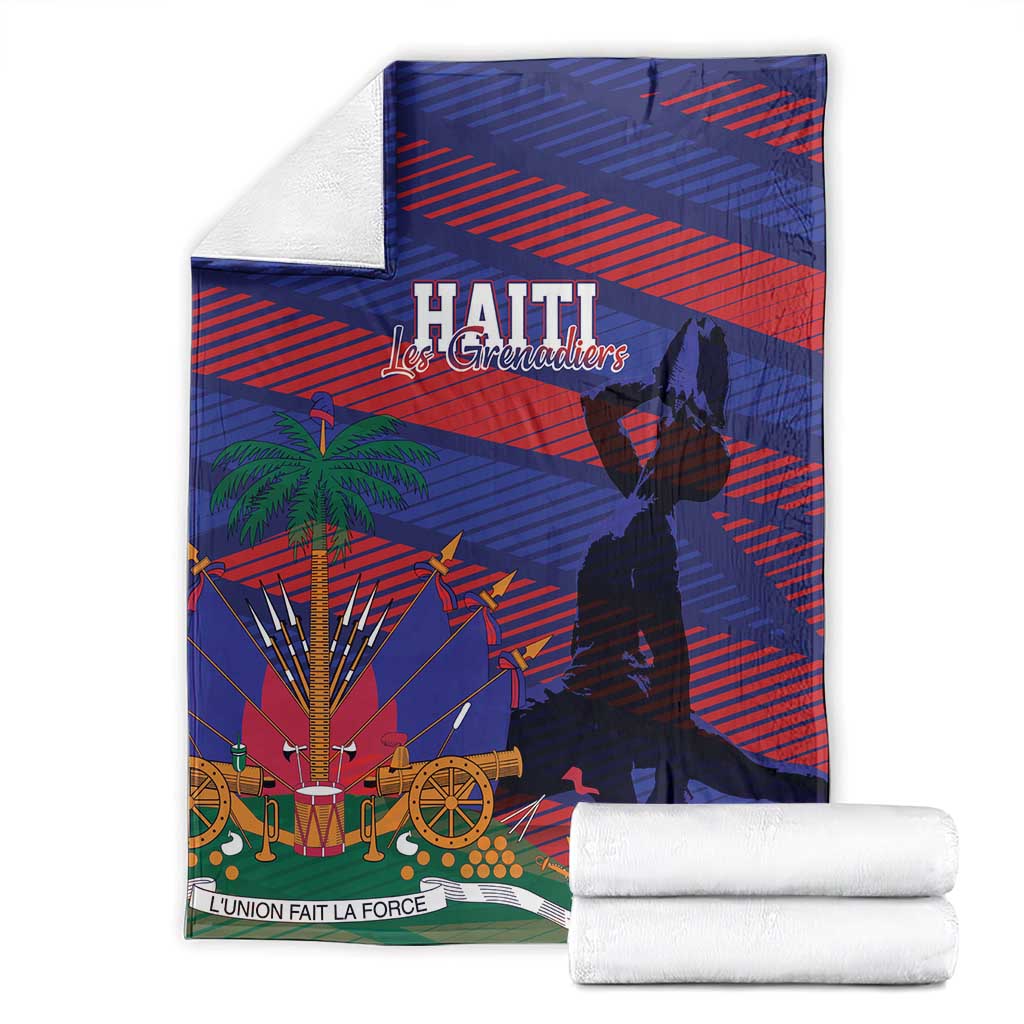 Haiti Football Les Grenadiers Blanket Echoes of History - Wonder Print Shop