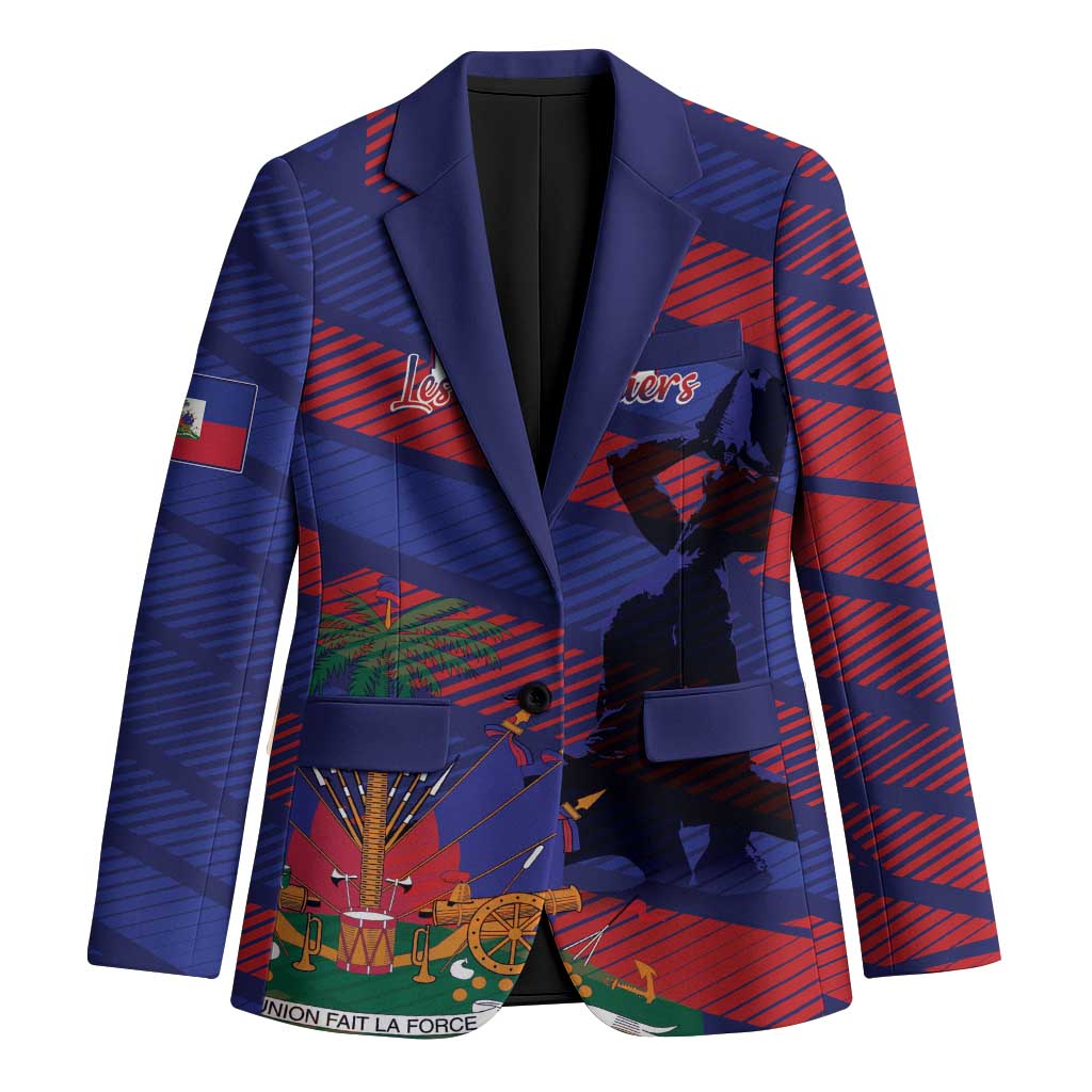 Haiti Football Personalized Les Grenadiers Blazer Echoes of History - Wonder Print Shop