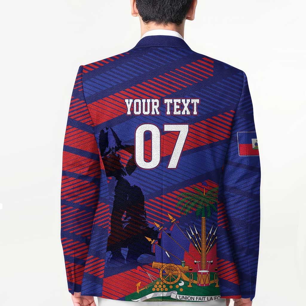 Haiti Football Personalized Les Grenadiers Blazer Echoes of History - Wonder Print Shop