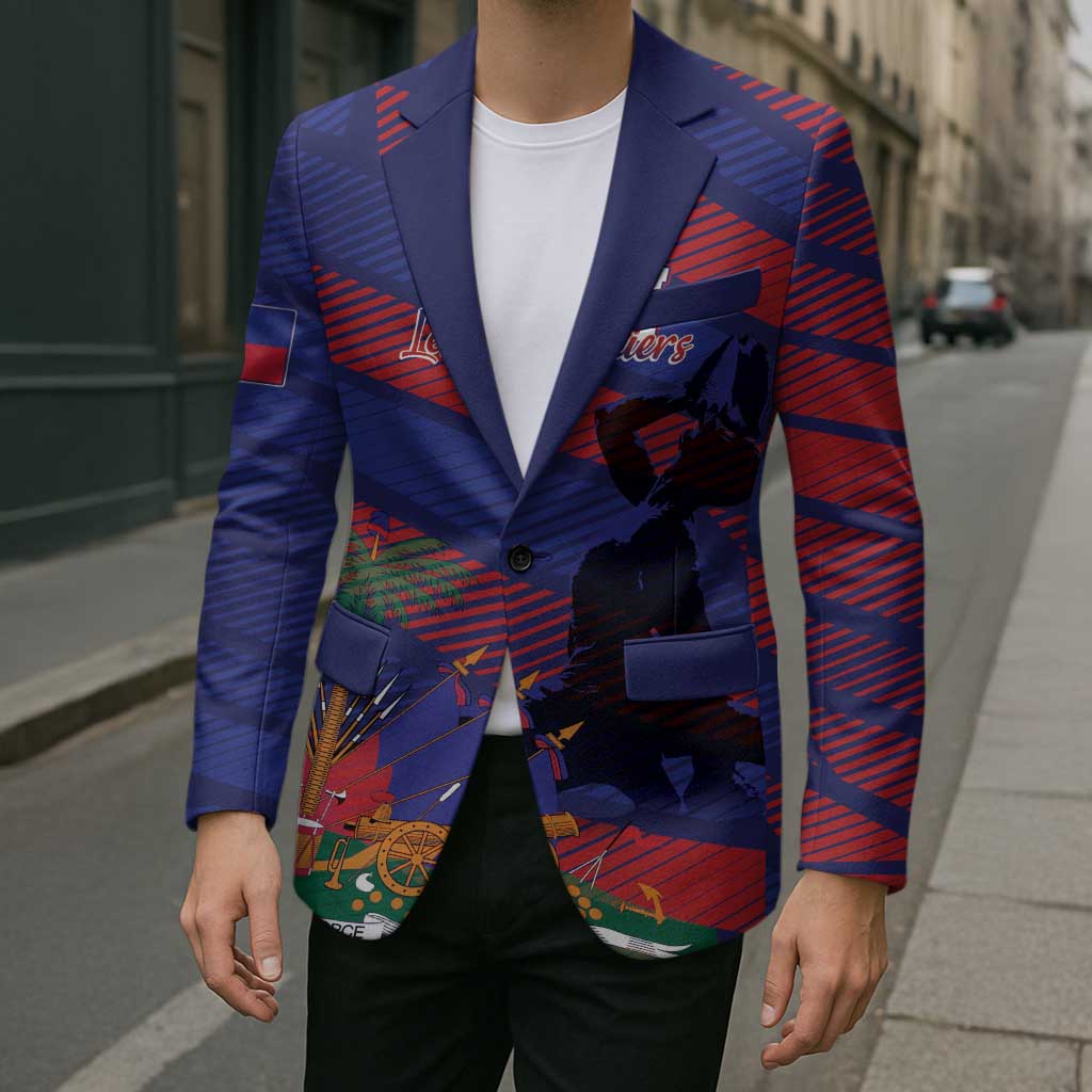 Haiti Football Personalized Les Grenadiers Blazer Echoes of History - Wonder Print Shop