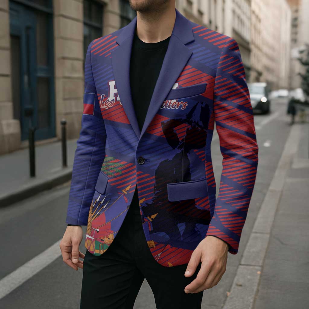 Haiti Football Personalized Les Grenadiers Blazer Echoes of History - Wonder Print Shop