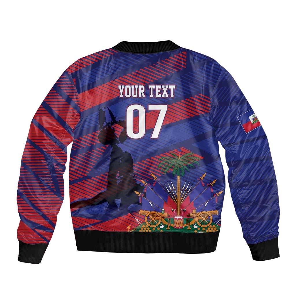 Haiti Football Personalized Les Grenadiers Bomber Jacket Echoes of History - Wonder Print Shop
