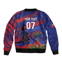 Haiti Football Personalized Les Grenadiers Bomber Jacket Echoes of History - Wonder Print Shop