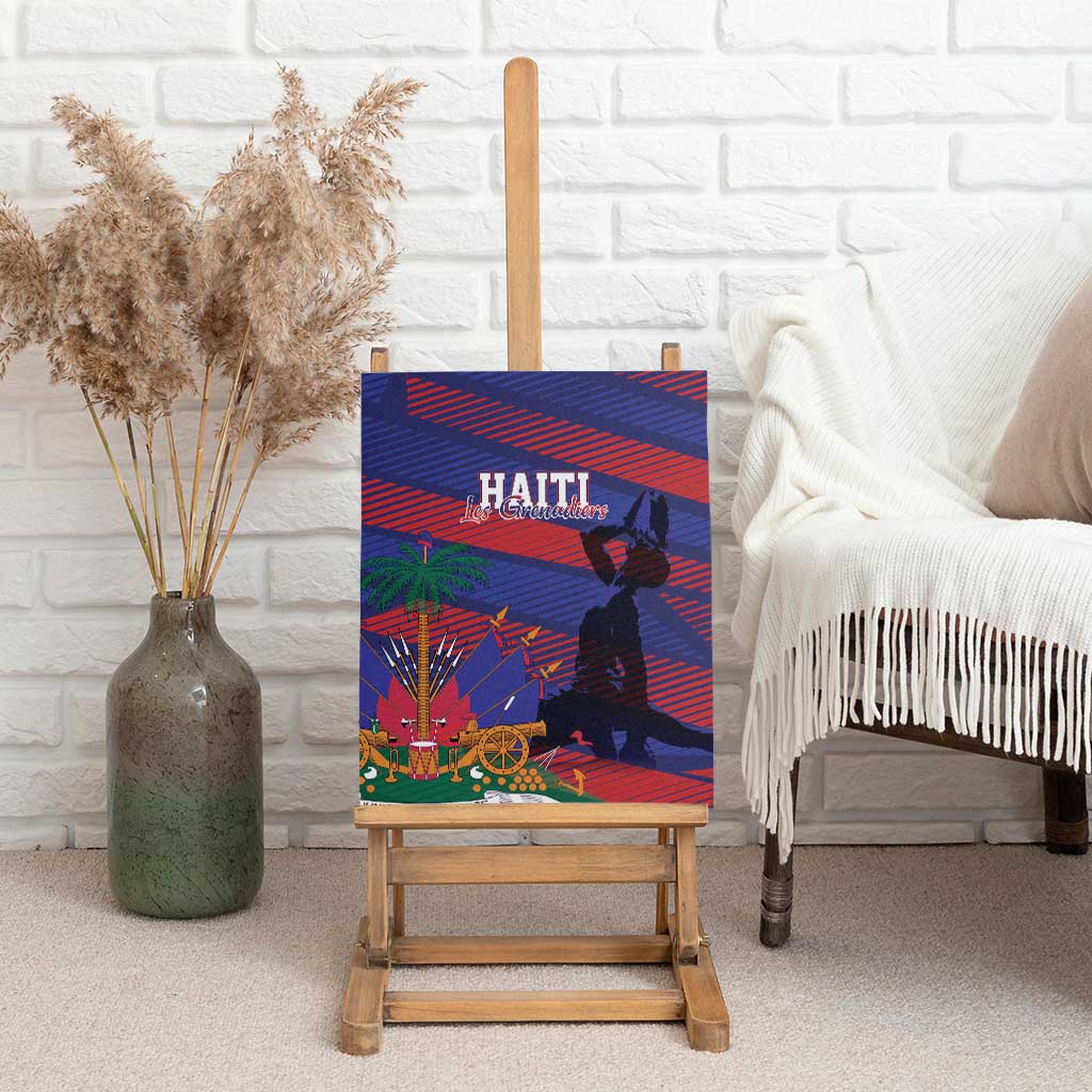 Haiti Football Les Grenadiers Canvas Wall Art Echoes of History - Wonder Print Shop