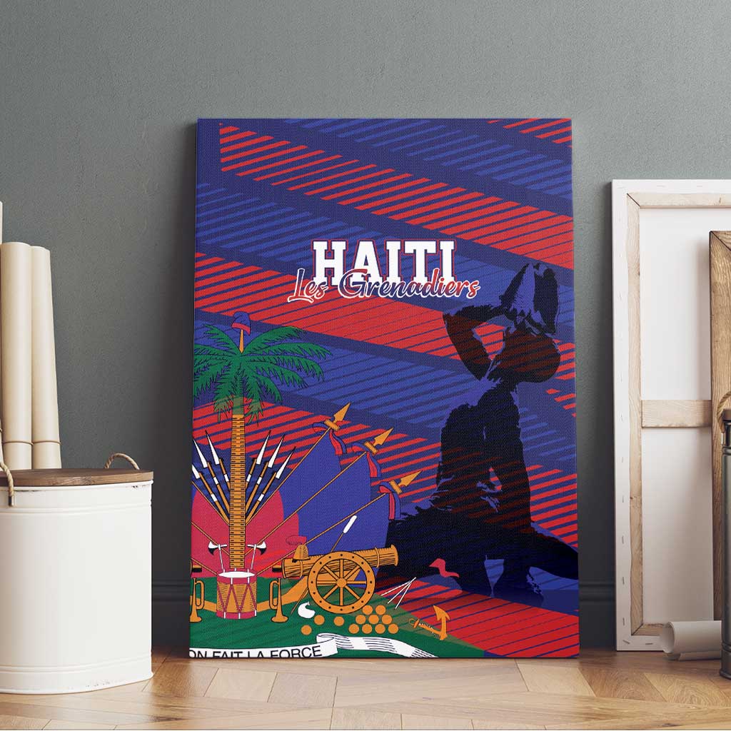 Haiti Football Les Grenadiers Canvas Wall Art Echoes of History - Wonder Print Shop