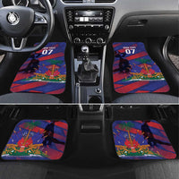 Haiti Football Personalized Les Grenadiers Car Mats Echoes of History - Wonder Print Shop