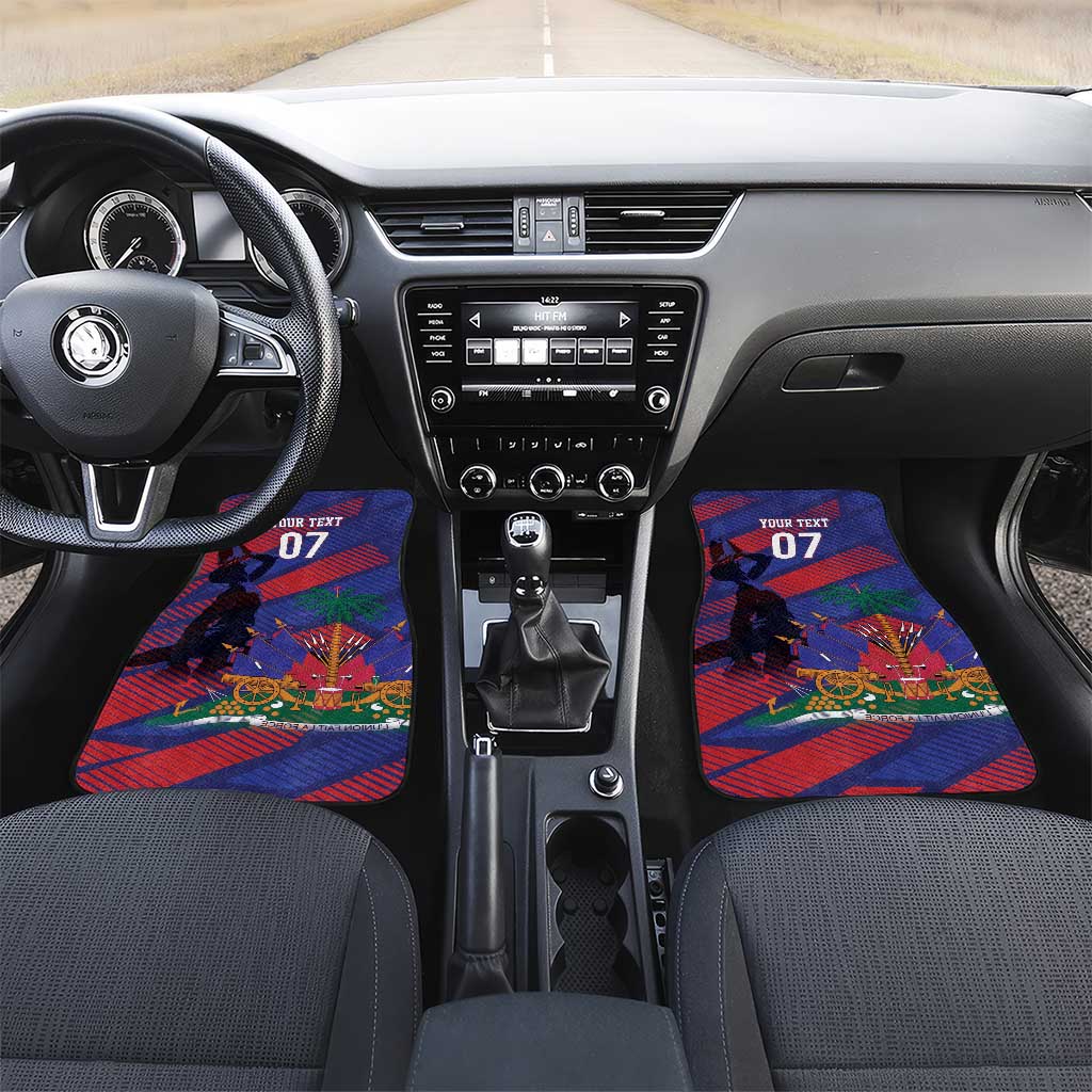 Haiti Football Personalized Les Grenadiers Car Mats Echoes of History - Wonder Print Shop