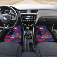 Haiti Football Personalized Les Grenadiers Car Mats Echoes of History - Wonder Print Shop