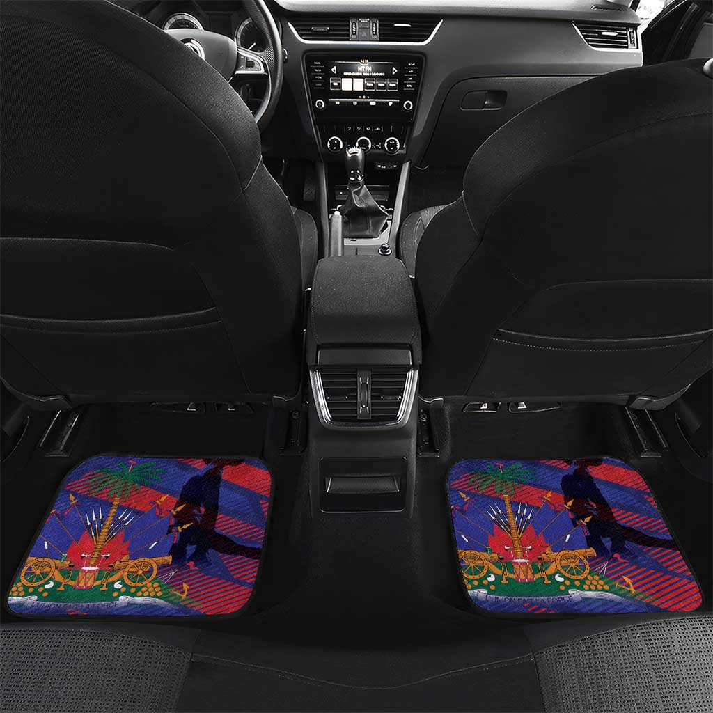 Haiti Football Personalized Les Grenadiers Car Mats Echoes of History - Wonder Print Shop