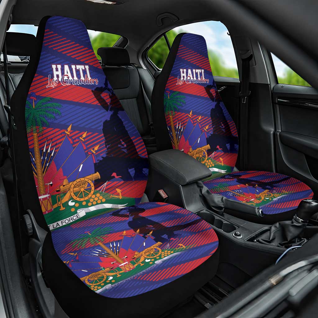 Haiti Football Les Grenadiers Car Seat Cover Echoes of History - Wonder Print Shop