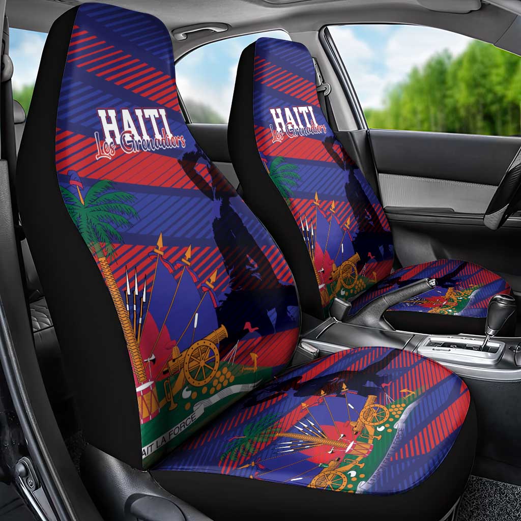 Haiti Football Les Grenadiers Car Seat Cover Echoes of History - Wonder Print Shop