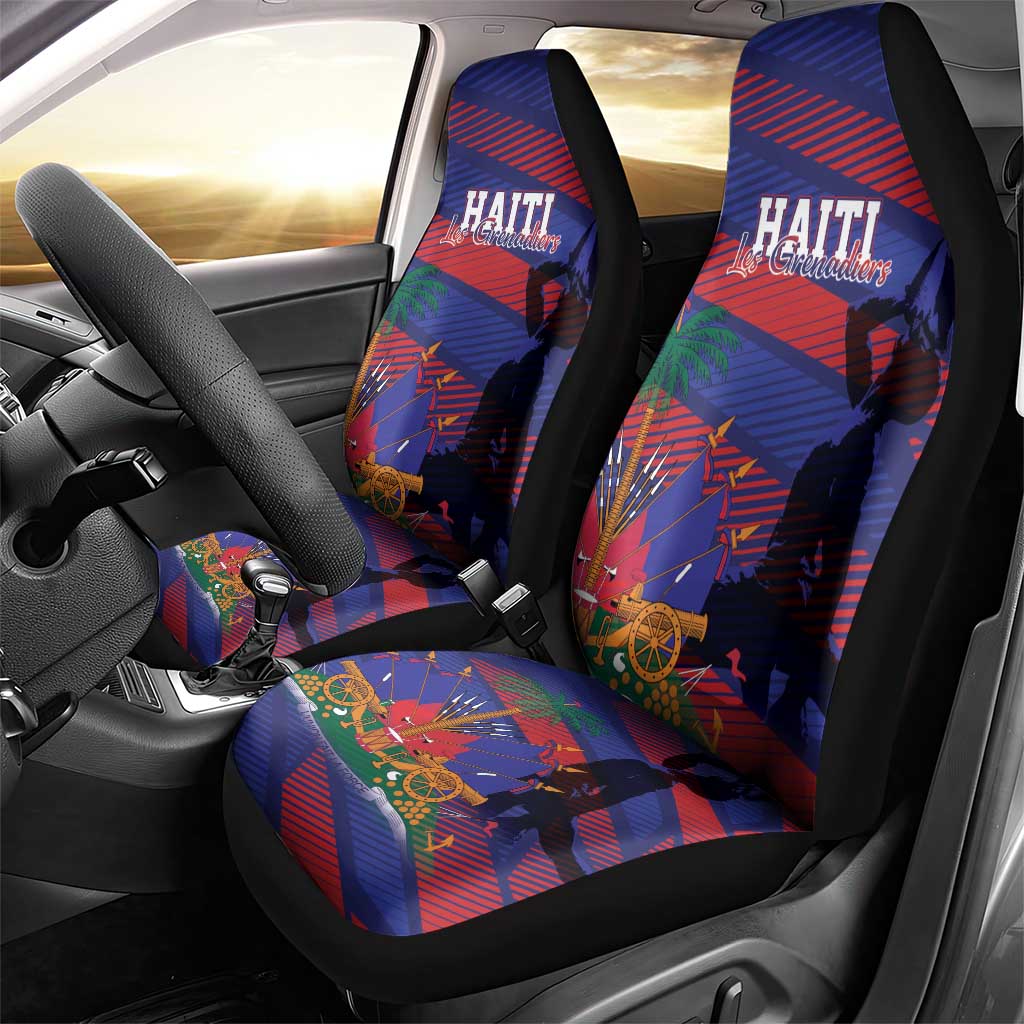 Haiti Football Les Grenadiers Car Seat Cover Echoes of History - Wonder Print Shop