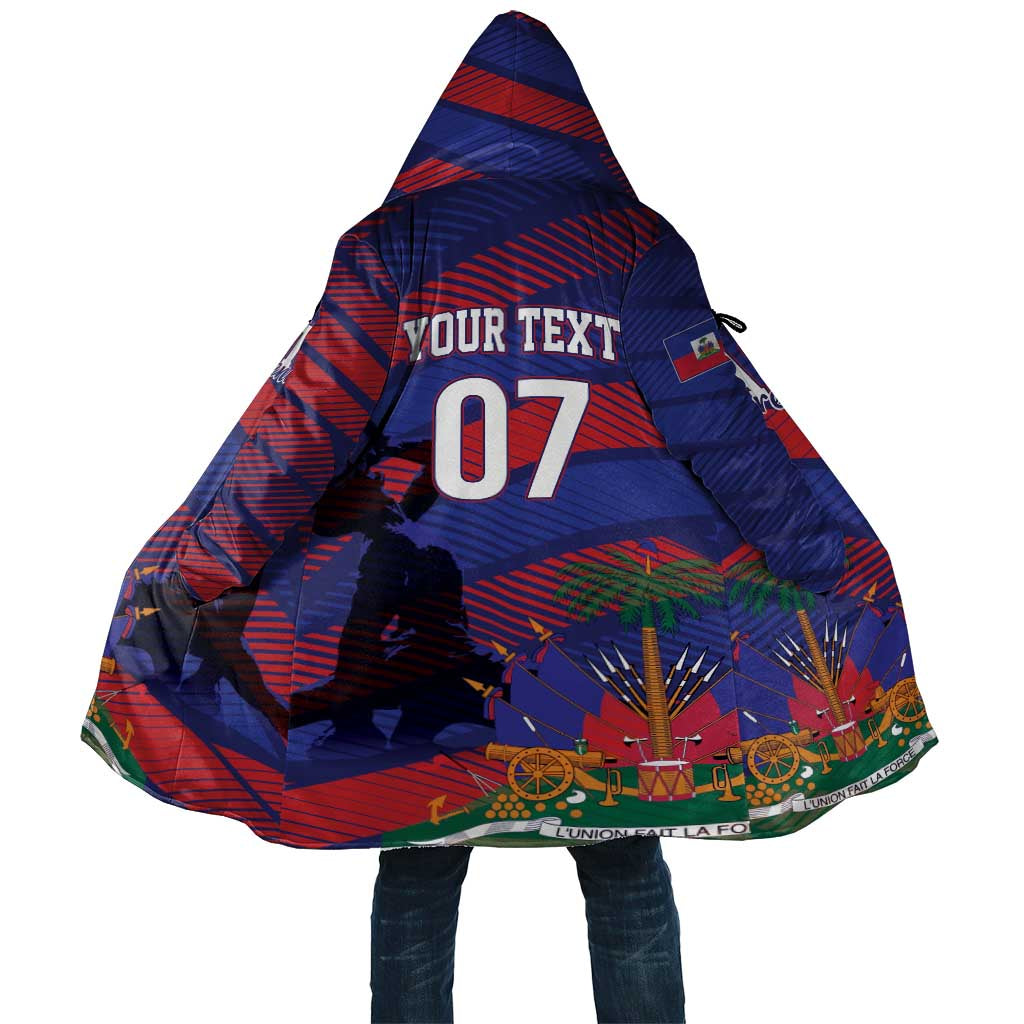 Haiti Football Personalized Les Grenadiers Cloak Echoes of History - Wonder Print Shop