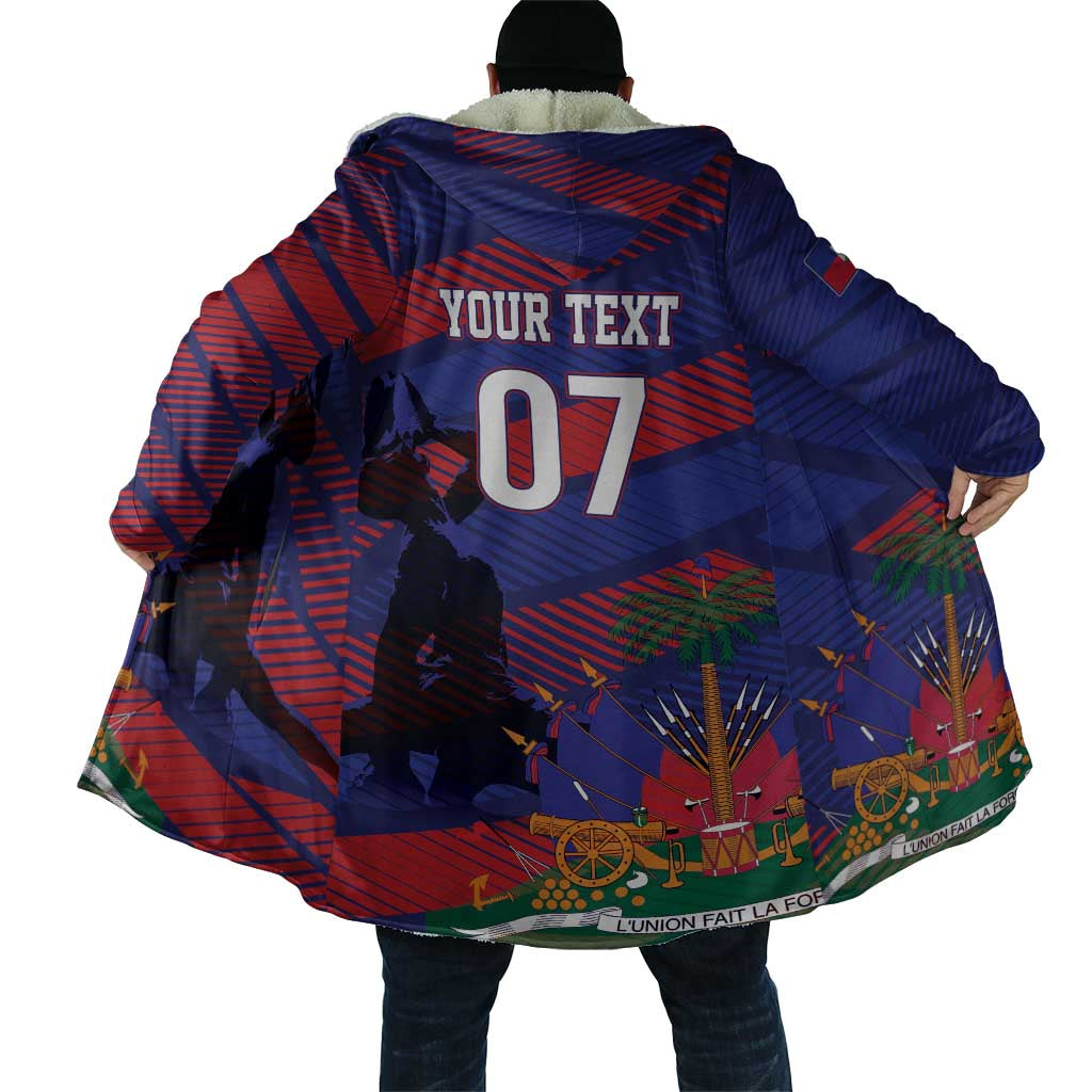Haiti Football Personalized Les Grenadiers Cloak Echoes of History - Wonder Print Shop