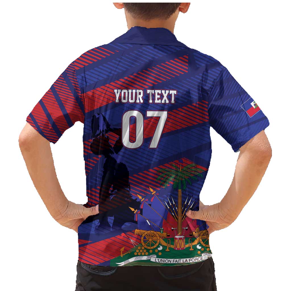 Haiti Football Personalized Les Grenadiers Family Matching Mermaid Dress and Hawaiian Shirt Echoes of History - Wonder Print Shop