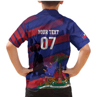 Haiti Football Personalized Les Grenadiers Family Matching Mermaid Dress and Hawaiian Shirt Echoes of History - Wonder Print Shop