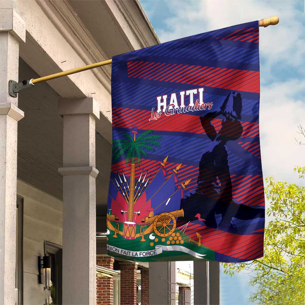 Haiti Football Les Grenadiers Garden Flag Echoes of History - Wonder Print Shop