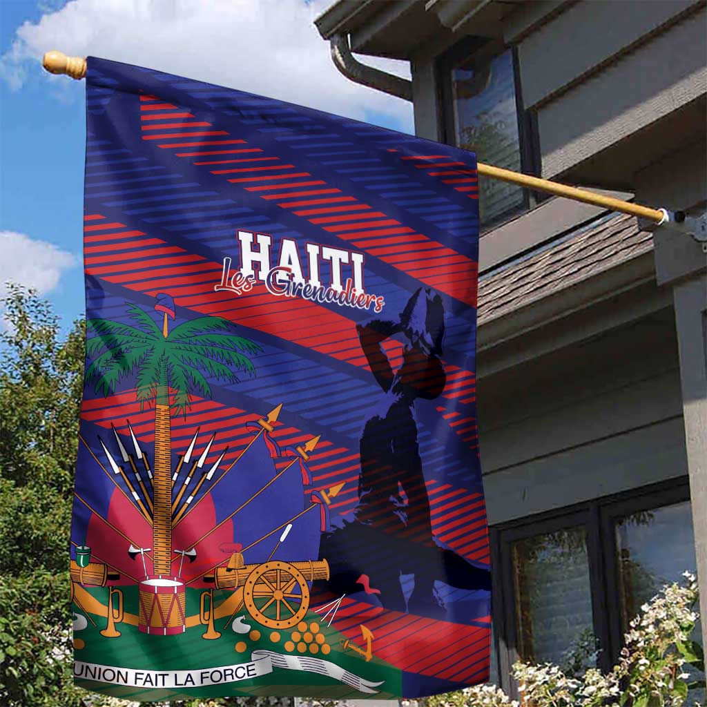 Haiti Football Les Grenadiers Garden Flag Echoes of History - Wonder Print Shop