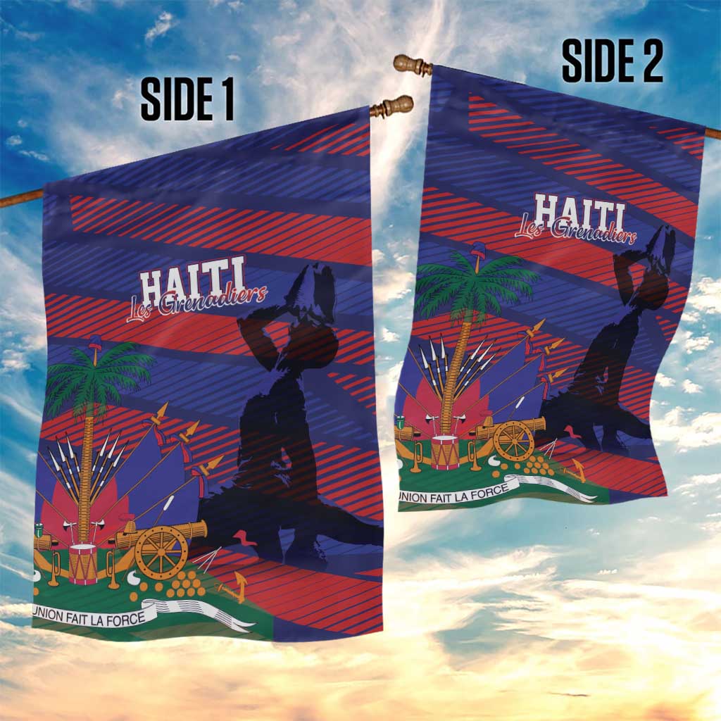 Haiti Football Les Grenadiers Garden Flag Echoes of History - Wonder Print Shop