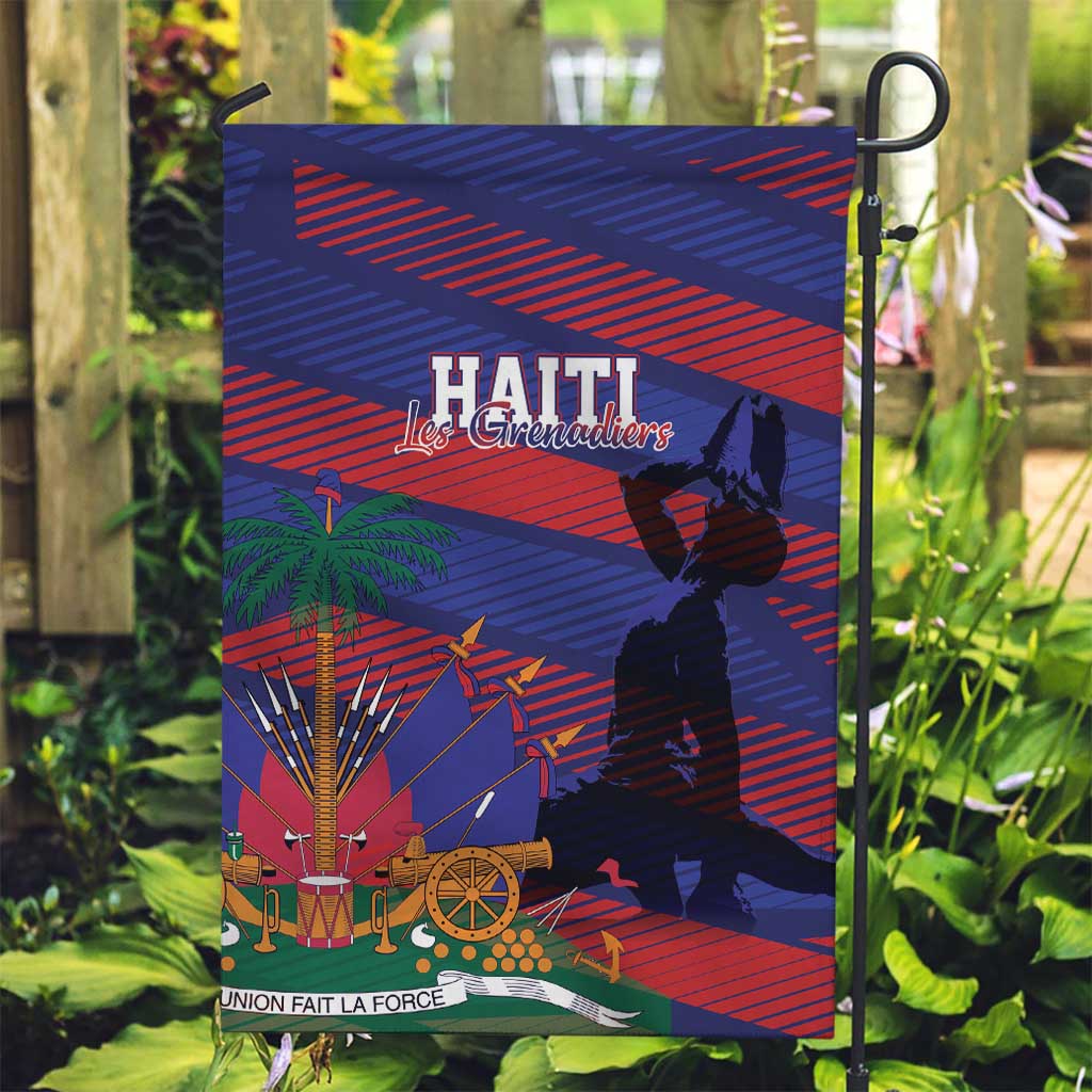 Haiti Football Les Grenadiers Garden Flag Echoes of History - Wonder Print Shop