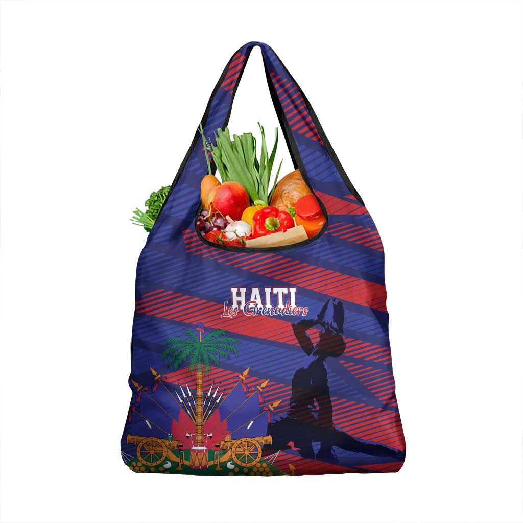 Haiti Football Les Grenadiers Grocery Bag Echoes of History - Wonder Print Shop