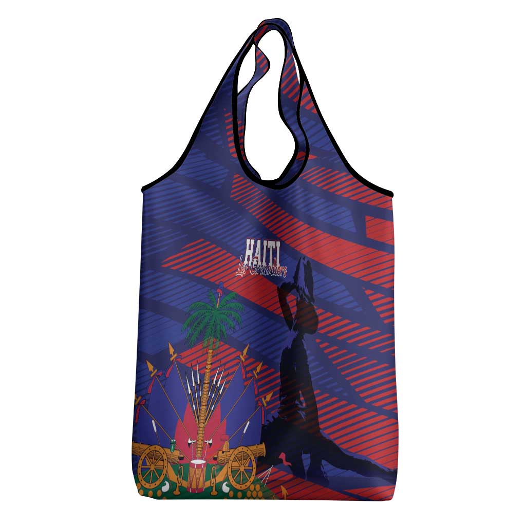 Haiti Football Les Grenadiers Grocery Bag Echoes of History - Wonder Print Shop