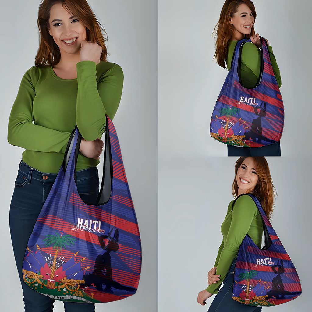 Haiti Football Les Grenadiers Grocery Bag Echoes of History - Wonder Print Shop