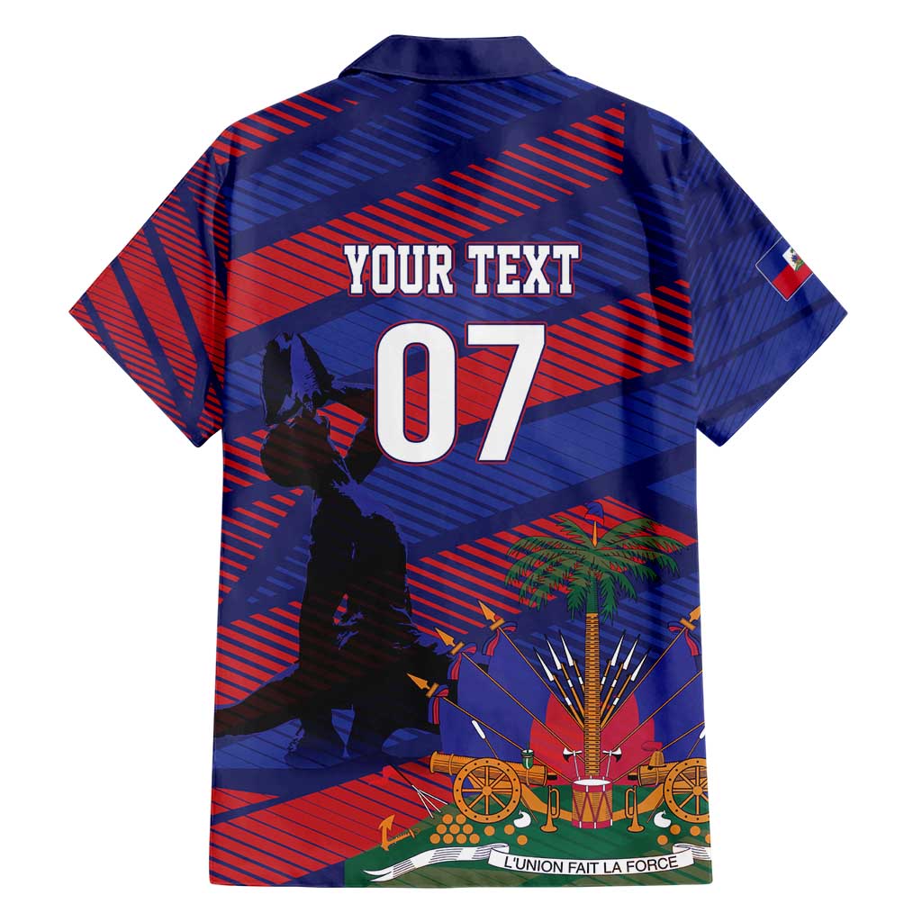 Haiti Football Personalized Les Grenadiers Hawaiian Shirt Echoes of History - Wonder Print Shop