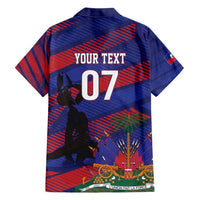 Haiti Football Personalized Les Grenadiers Hawaiian Shirt Echoes of History - Wonder Print Shop