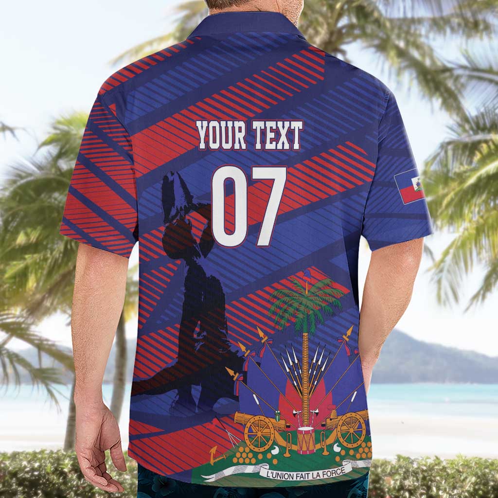Haiti Football Personalized Les Grenadiers Hawaiian Shirt Echoes of History - Wonder Print Shop