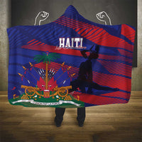 Haiti Football Les Grenadiers Hooded Blanket Echoes of History - Wonder Print Shop