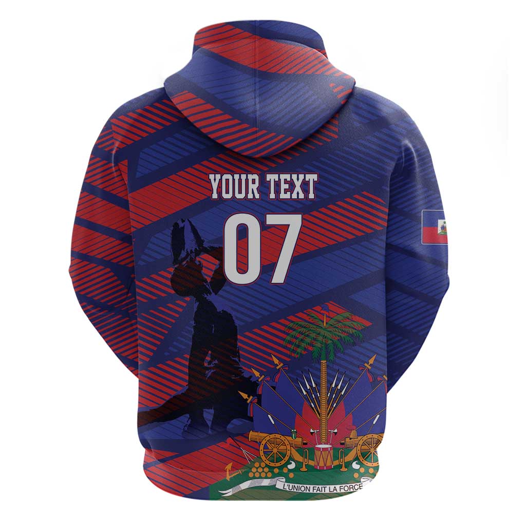 Haiti Football Personalized Les Grenadiers Hoodie Echoes of History - Wonder Print Shop