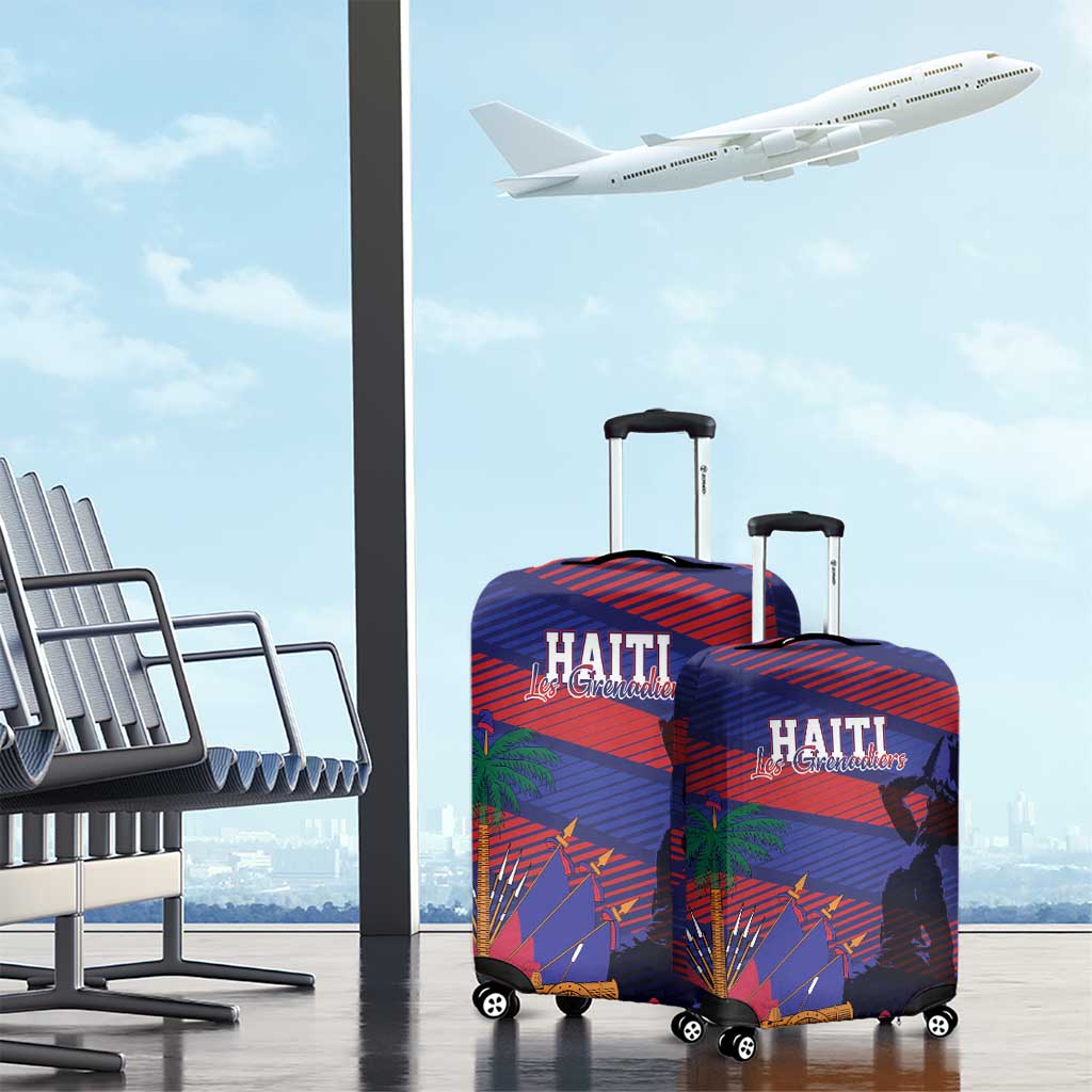 Haiti Football Les Grenadiers Luggage Cover Echoes of History - Wonder Print Shop
