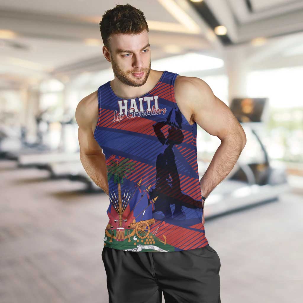Haiti Football Personalized Les Grenadiers Men Tank Top Echoes of History - Wonder Print Shop